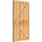 Ekena Millwork Framed Board-n-Batten Shutters w/Z-Bar, Rough Sawn Western Red Cedar, 26 7/8W x 47H, PR RBF06Z26X047RWR - alternate 5